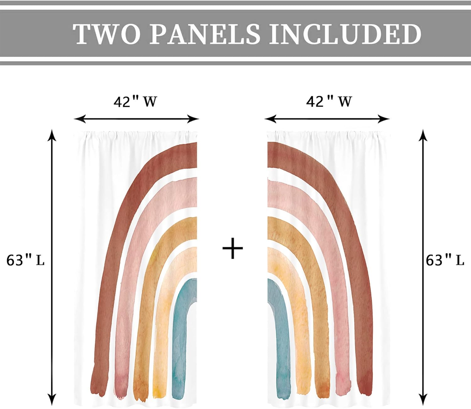 Çocuklar için Boho Gökkuşağı P - Baby Nursery Curtains incelemesi ve fiyatı
