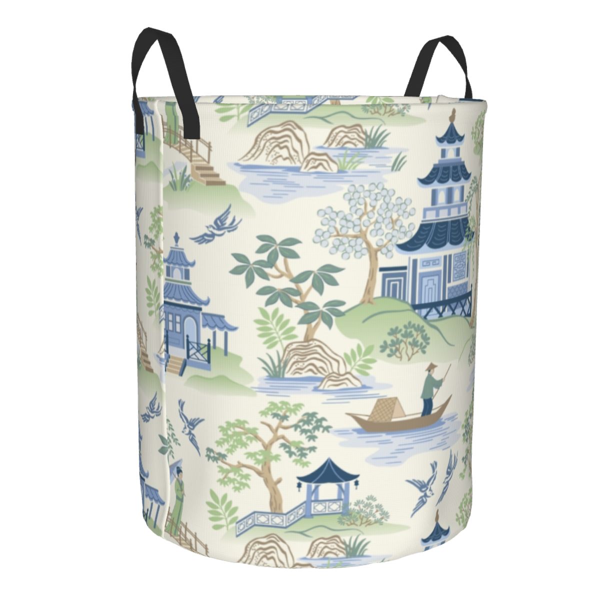 Özel Vintage Chinoiserie söğüt - Laundry Hamper Nursery incelemesi ve fiyatı