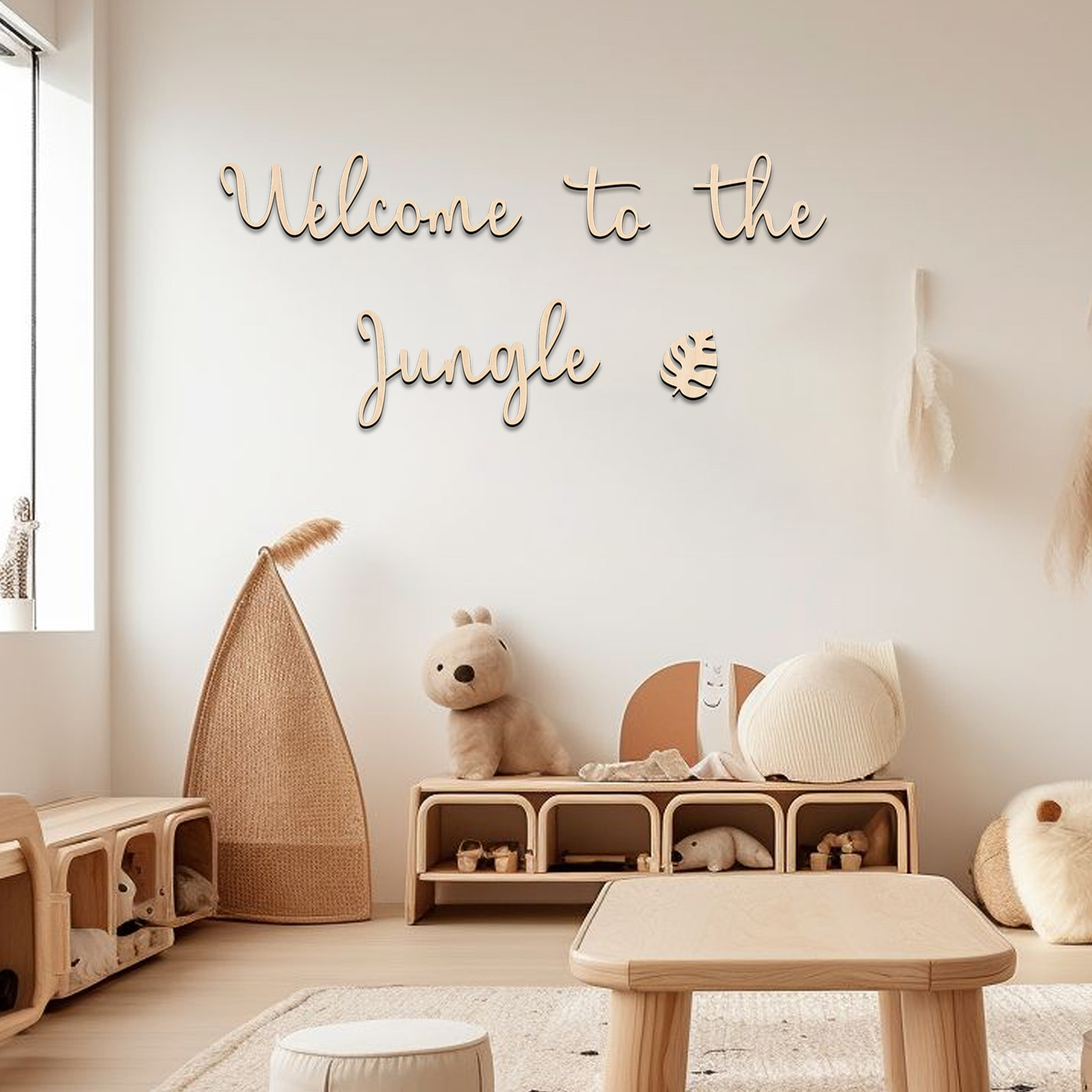 Orman Ahşap Tabelası'na Hoş Ge - Baby Nursery Sign incelemesi ve fiyatı