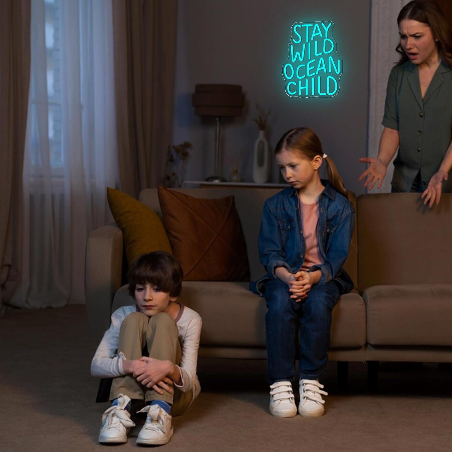Vahşi Okyanus Çocuk Neon Tabel - Baby Nursery Ocean Theme incelemesi ve fiyatı