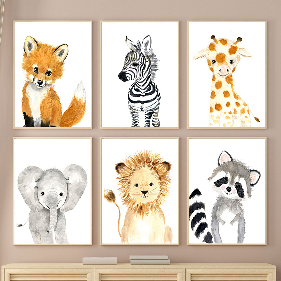 Boho Rakun Fil Aslan Tilki Zeb - Baby Zebra Nursery incelemesi ve fiyatı