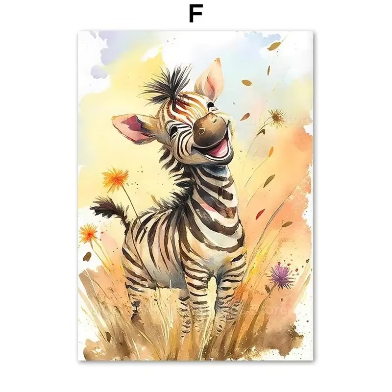 Suluboya Aslan Zürafa Kaplan F - Baby Zebra Nursery incelemesi ve fiyatı