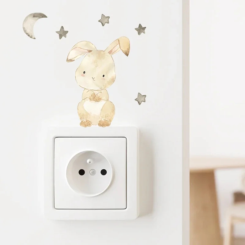 1/2/4/6 takım karikatür hayvan - Baby Nursery Stickers incelemesi ve fiyatı