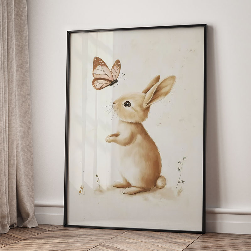 Ayı Tavşan Tilki Geyik Sincap  - Baby Nursery Posters incelemesi ve fiyatı