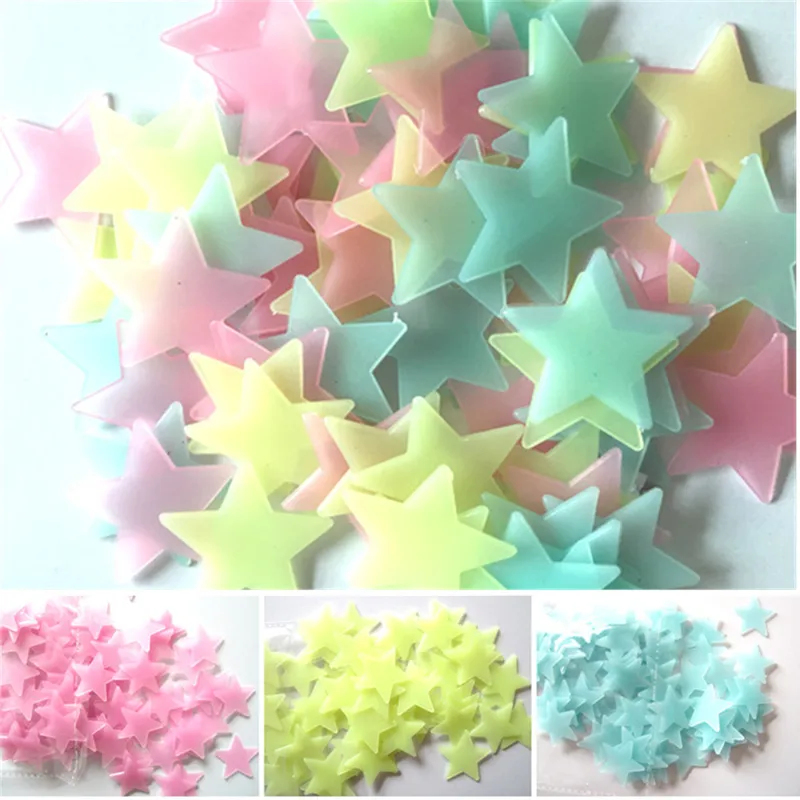 100 adet Floresan Karanlıkta P - Baby Nursery Stickers incelemesi ve fiyatı
